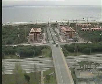 El pont sobre l'autovia de Castelldefels (Gavà Mar) (any 2000)